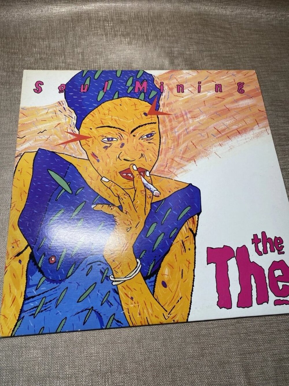 The The Soul Mining LP 1983 Epic CBS Vinyl Record w/ Inner Sleeve